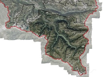 d1. Karte Montafon Luftbild image-48337