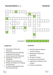 ABL Kreuzworträtsel 2 ABL Kreuzworträtsel 2