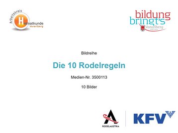 Die 10 Rodelregeln (Titelbild) image-63598