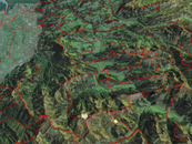 Karte Dornbirn von Süden nach Norden image-47976