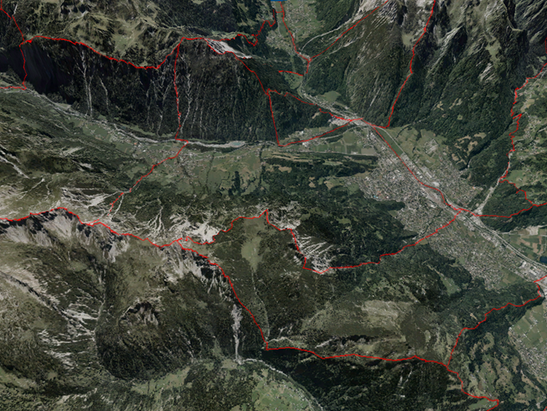Karte_Bludenz von Norden nach Süden image-48019