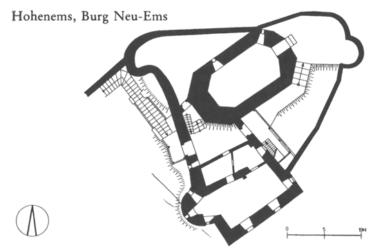 Burgen_Hohenems_Schloss_Glopper_Plan_Dehio_2