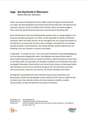 Sage: Das Nachtvolk in Übersaxen (Übersaxen) Sage: Das Nachtvolk in Übersaxen (Übersaxen)