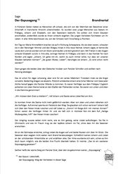 Sage: Der Gspusagang Sage: Der Gspusagang