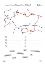 ABL Benenne Berge, Flüsse, Seilbahnen ABL Benenne Berge, Flüsse, Seilbahnen