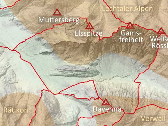 a. Berge und Gebirge (beschriftet) image-48002