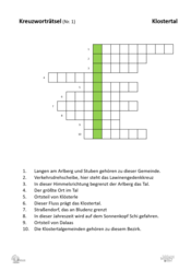 ABL Kreuzworträtsel 1 ABL Kreuzworträtsel 1