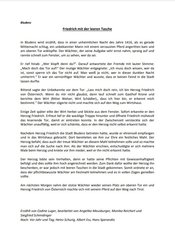 Sage: Friedrich mit den leeren Taschen Sage: Friedrich mit den leeren Taschen