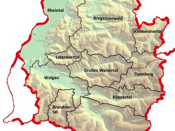 Karte Vorarlberg Talschaften (beschr.) image-50509