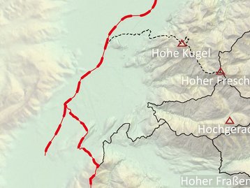 g2. Berge, Pässe (beschriftet) image-48703