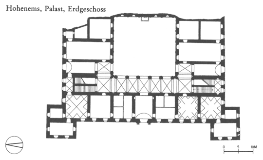 Burgen_Hohenems_Palast_Plan_Dehio