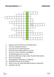 ABL Kreuzworträtsel 1 ABL Kreuzworträtsel 1