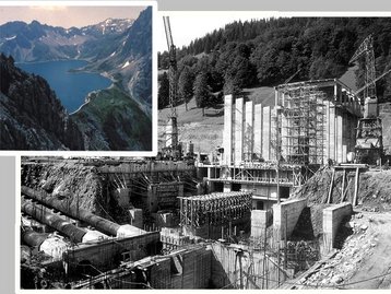 37. Bau des Lünderseekraftwerkes image-5549