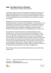 Sage: Das silberne Kreuz von Rankweil (Rankweil|Zwischenwasser) Sage: Das silberne Kreuz von Rankweil (Rankweil|Zwischenwasser)