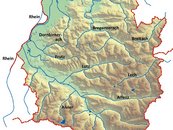 Karte Vorarlberg Flüsse image-50534