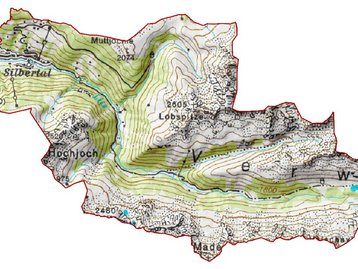 Karte Silbertal image-47503