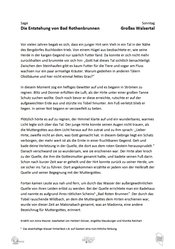 Sage: Die Entstehung des Bades Rotbrunnen Sage: Die Entstehung des Bades Rotbrunnen