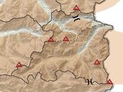 Karte Tannberg Gebirge Berge Pässe image-58865