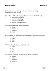 ABL Klostertal-Quiz ABL Klostertal-Quiz