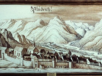 05. Stich von Merian - Bludenz um 1640 image-2869