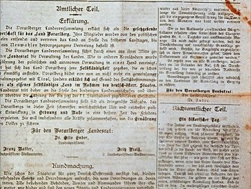 84. 1918 - Vorarlberg wird selbständig image-5668