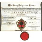 Urkunde Stadterhebung Dornbirn