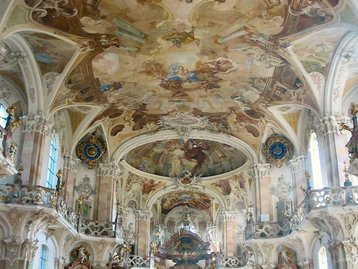 34. Wallfahrtskirche Birnau - Innenaufnahme image-2268