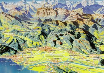 02. Panoramakarte Unteres Rheintal