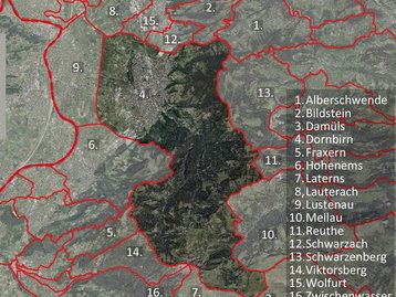 c. Luftbild Nachbarorte (beschriftet) image-47945