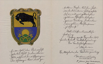 Wappenurkunde Schruns Wappenurkunde Schruns