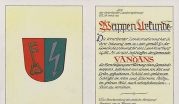 Wappenurkunde (Vandans) Wappenurkunde (Vandans)
