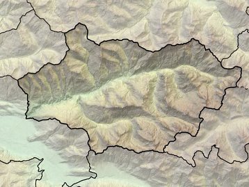 Karte Großes Walsertal Relief Talschaften image-48409