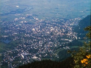 4. Hohenems 1984 gegen Norden (Historisches Bild) image-16958