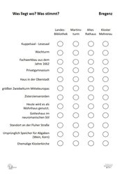 Was liegt wo? Was liegt wo?