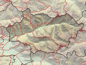 Karte Großes Walsertal Relief Berge Pässe image-48431