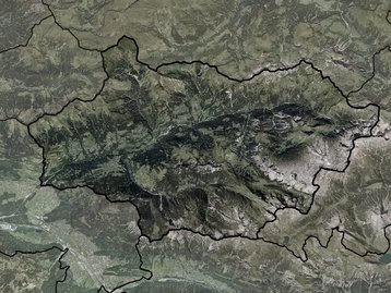 Karte Großes Walsertal Luftbild image-48406