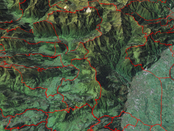 Karte Dornbirn von Norden nach Süden image-47953