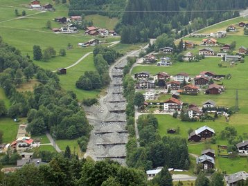15. Wildbachverbauung in Gaschurn, Geschieberückhaltesperren am Valschavielbach image-5899