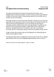 Sage: Das Ilgabrünnlein Sage: Das Ilgabrünnlein