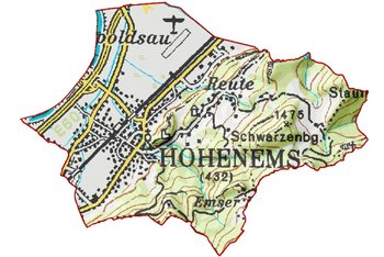 Karte Hohenems