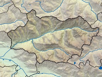 Karte Großes Walsertal Relief Gewässer image-48404