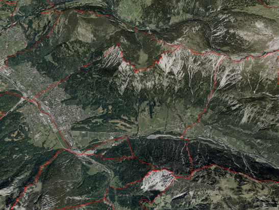 Karte_Bludenz von Süden nach Norden image-48021