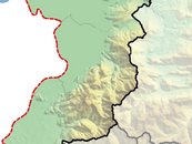 Karte Rheintal Relief image-50227